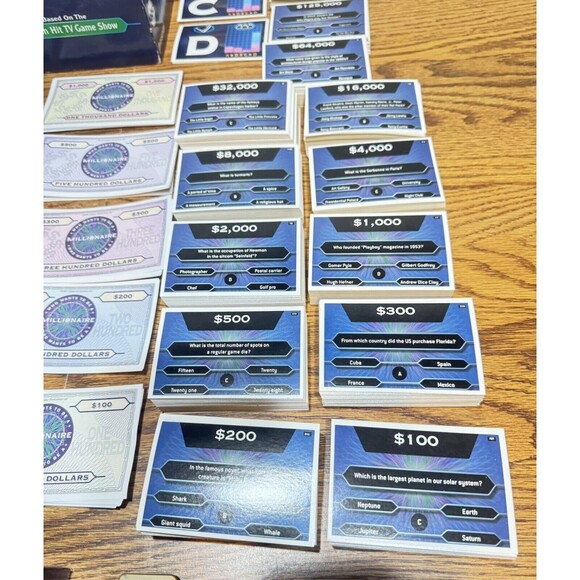 Who Wants To Be A Millionaire Trivia Family Board Game Good Conditions - Picture 8 of 13